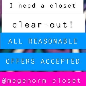 ⚠️CLOSET CLEAR-OUT⚠️